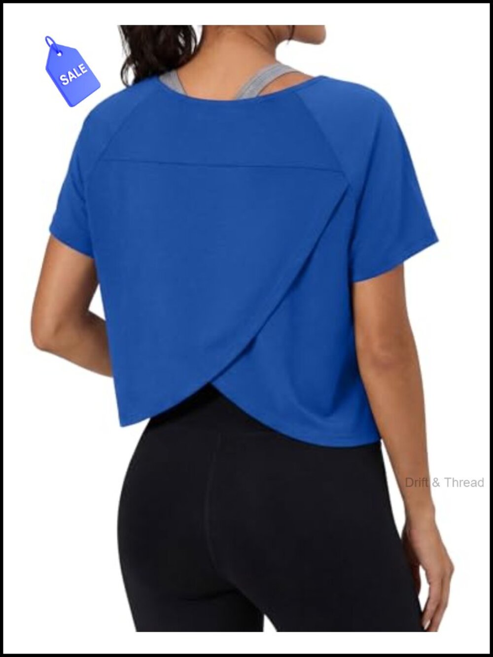 GRECERELLE Women's Athletic Crop Top Short Sleeve Yoga Gym Shirt